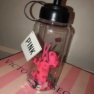 Victoria’s Secret Pink Water Bottle & Mini Dog